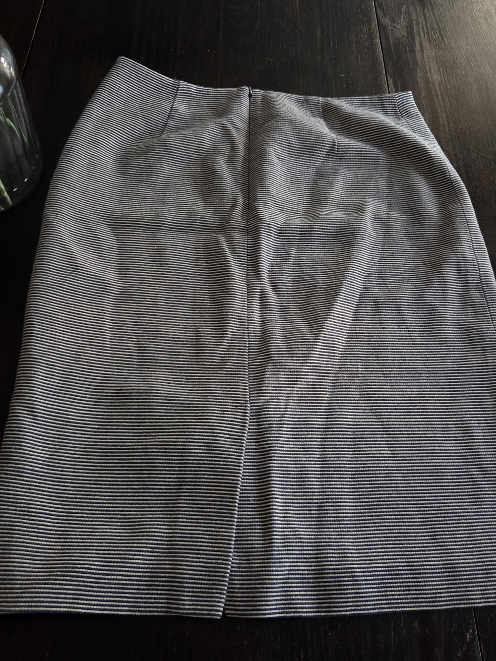 Talbots Black and White Striped Pencil Skirt - Picture 6 of 6